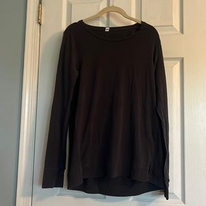 Under Armour Black High Low Long Sleeve Top